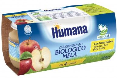 Humana omogeneizzato mela bio 2x 100 gr