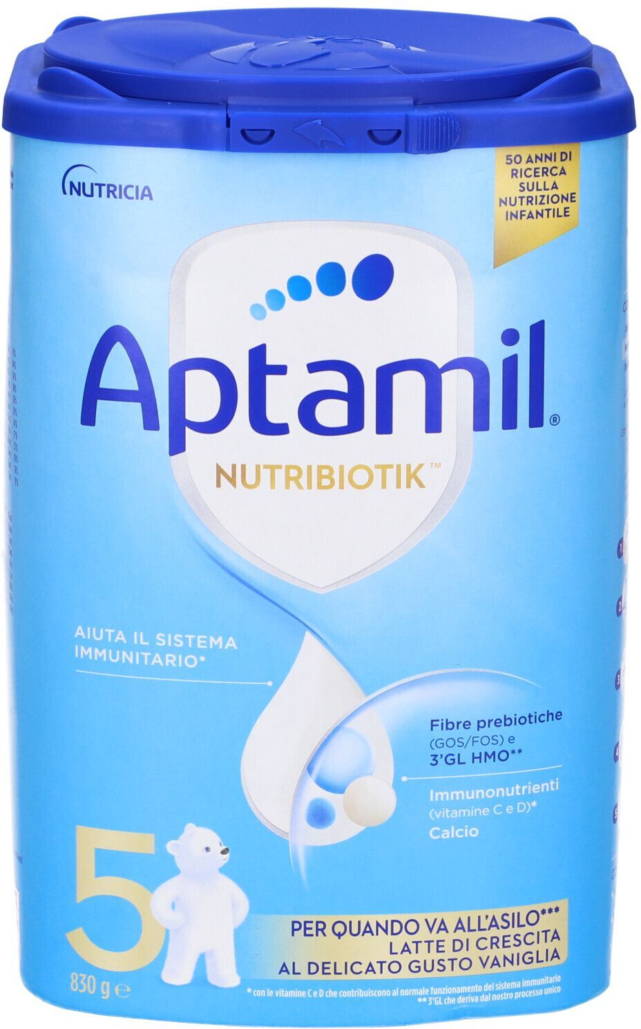 Mellin Aptamil 5 Latte di Crescita 830g - Nutrizione di qualità per bambini in crescita