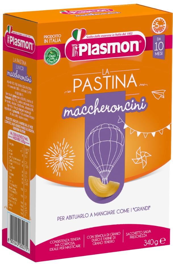 Plasmon (Heinz Italia Spa) Pastina Maccheroncini 340g