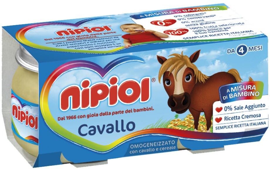 Plasmon NIPIOL Omog.Cavallo 2x 80g