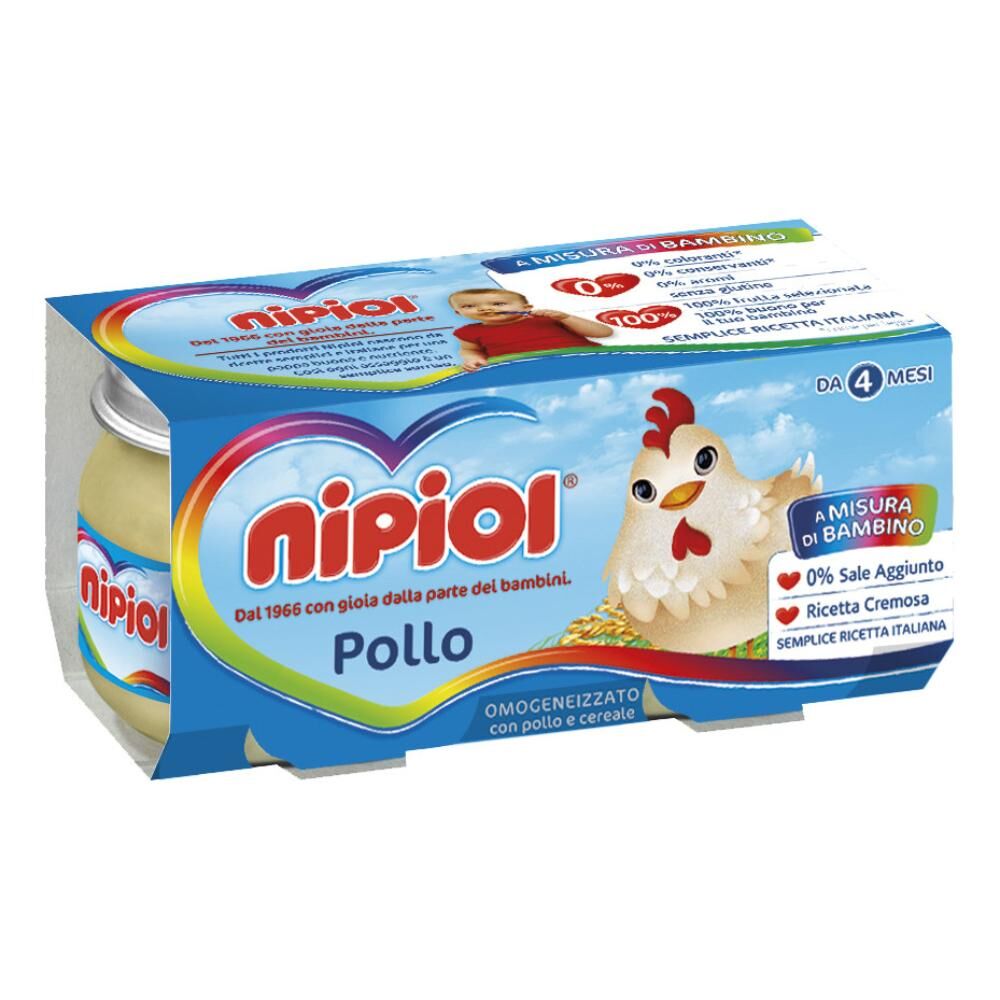 Plasmon NIPIOL Omog.Pollo 2x 80g