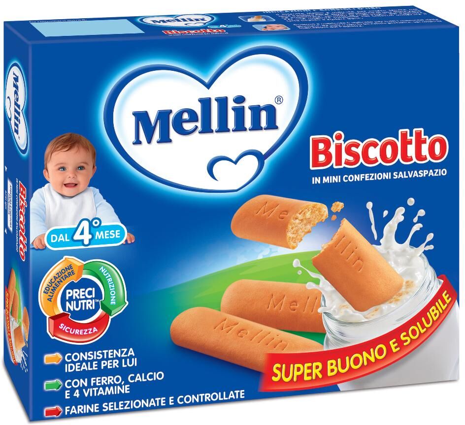 Danone Nutricia Spa Soc.Ben. Mellin Biscotto 360g (12 pezzi) - Biscotti per Bambini