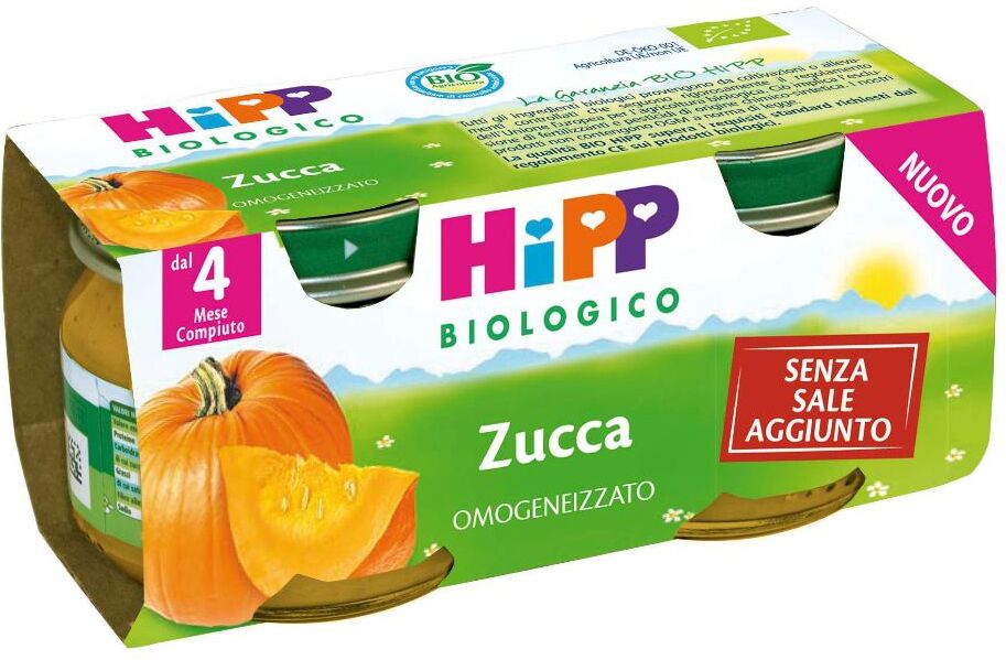 Hipp Italia Srl HIPP OMO ZUCCA 2X80G