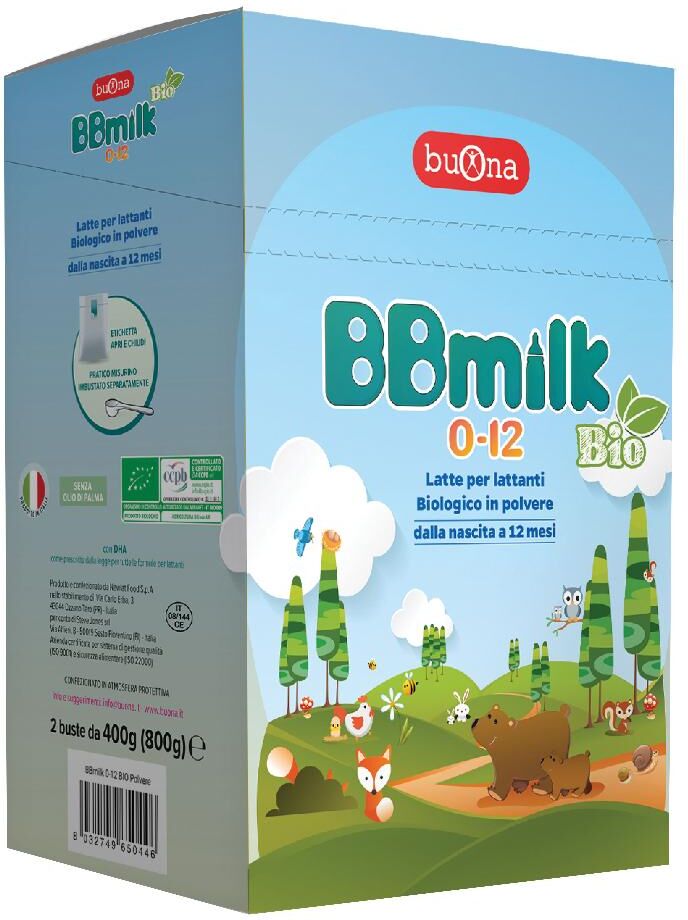 Steve Jones BB Milk 0-12mesi Bio Polv.800g