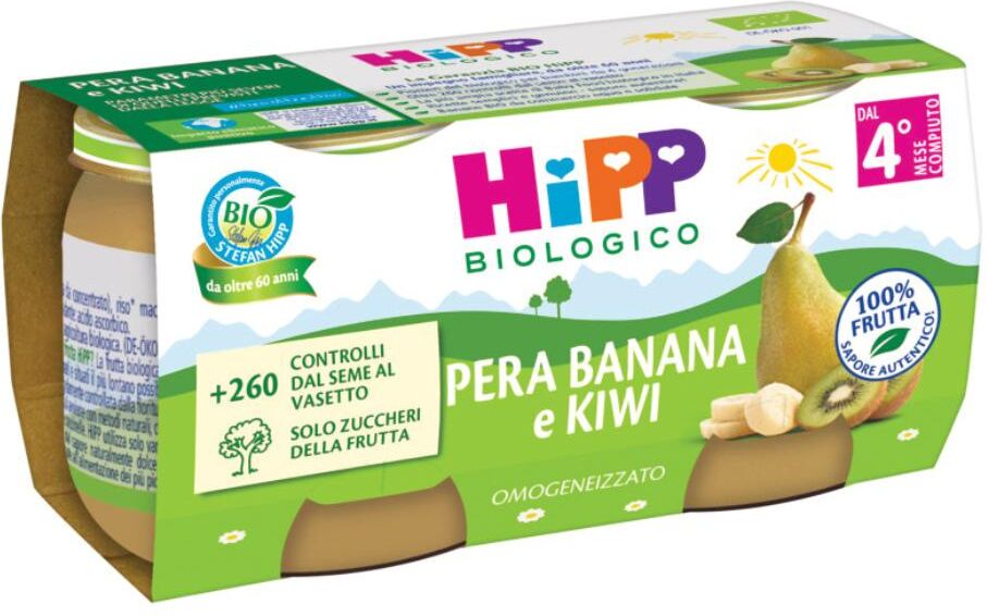 OMO HIPP Bio Kiwi/Ba/Pera2X80g