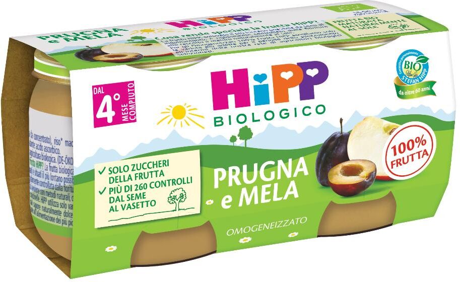 OMO HIPP Prugna/Mela 2x80g