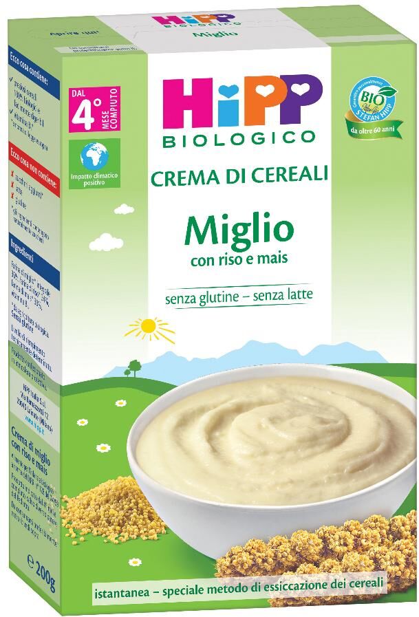 Hipp Italia Srl HIPP Bio Crema Cereali*Miglio