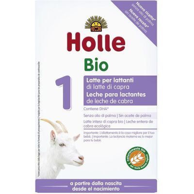 Latte per bebè Holle - Capra biologica - DHA - Senza olio di palma - 400g Latte per bebè Holle - Capra biologica - DHA - Senza olio di palma - 400g