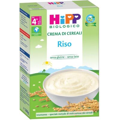 Crema di riso biologica per bambini - Dai 4 mesi Crema di riso biologica per bambini - Dai 4 mesi