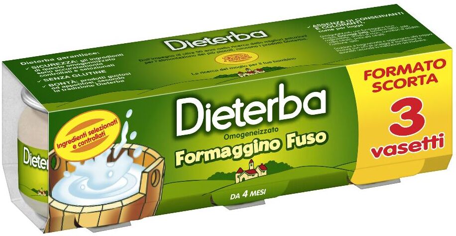 Dieterba (Heinz Italia Spa) DIETERBA OMO FORMAGGINO 80X3