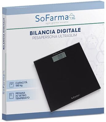 sofarmapiu' sofarmapiù bilancia pesapersona digitale - misura peso precisa e affidabile