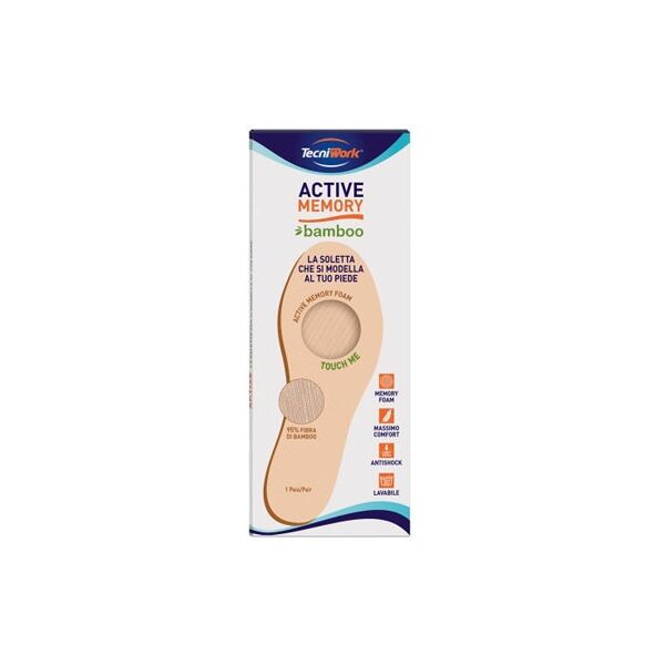 tecniwork spa active memory soletta bamboo 36 - comfort naturale per i tuoi piedi