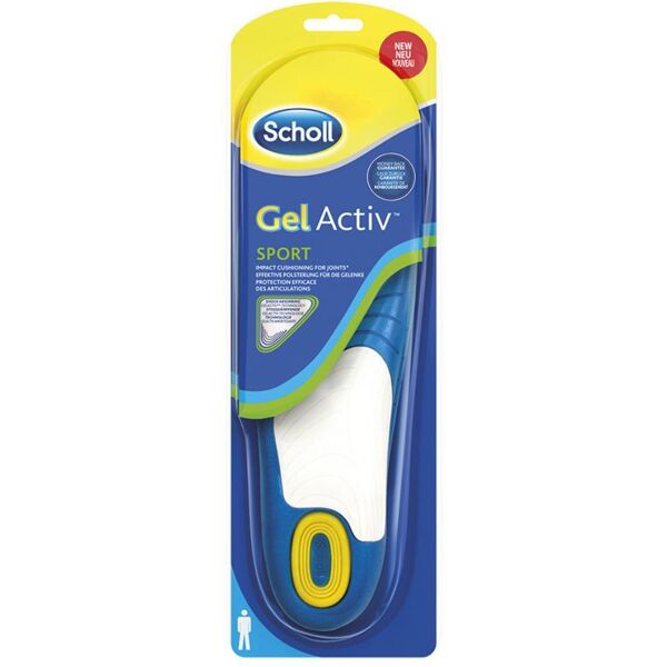 dr. scholl gel activ solette sport uomo tg. 40-46,5 - supporto per attività sportive