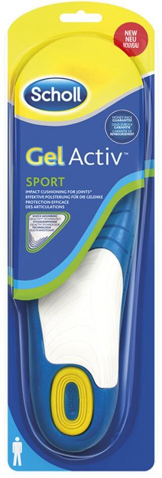 Dr. Scholl Gel Activ Solette Sport Uomo TG. 40-46,5 - Supporto per Attività Sportive