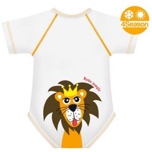 Colpharma Srl J-Bimbi 0-36 mesi Baby Jungle Collection Leone Body Neonato, 1 Pezzo - Body per Bambini Morbido e Adorabile