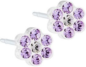 Blomdahl Cj Mp Daisy 5mm Violet/crystal