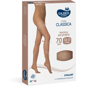 Desa Pharma Srl Linea Classica Collant 70 Denari Colore Blu Notte Taglia 2 - Collant a Compressione Graduata