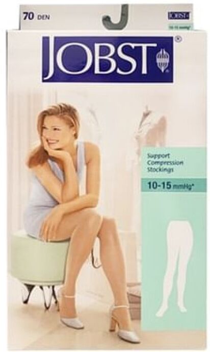 Essity Italy Spa Jobst Ultrasheer - Calza Compressiva Microfibra 10-15mmHg Collant Natural 4 - Benessere Naturale per le Tue Gambe