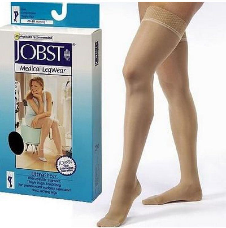 Essity Italy Spa Jobst Ultra Sheer 10-15mmHg Autoreggenti Colore Naturale Taglia 4 - Comfort, Stile e Terapia di Compressione Graduata