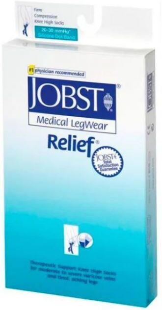 Essity Italy Spa Jobst Relief Calza Compressiva 20-30mmHg Mono Sinistro Taglia M - Compressione Terapeutica per Sostegno Efficace