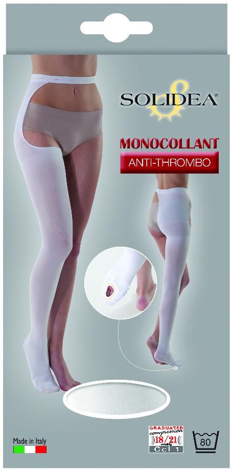 SOLIDEA ANTITHROMBO  140 Calza Bianca M