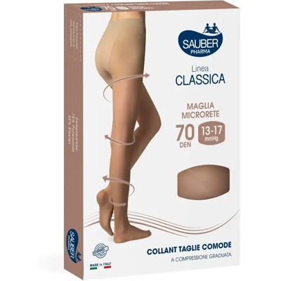 Desa Pharma Srl Sauber Collant di Compression - Microfibra 70 Den - Classe I Desa Pharma Srl Sauber Collant di Compression - Microfibra 70 Den - Classe I
