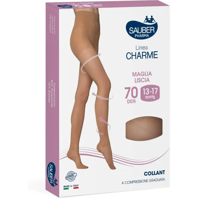 DESA PHARMA Srl Collant Linea Charme 70 Denari Camel Taglia 2 - Confezione da 1 Paio DESA PHARMA Srl Collant Linea Charme 70 Denari Camel Taglia 2 - Confezione da 1 Paio