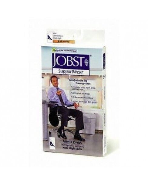 Essity Italy Spa Jobst For Men - Calza Compressiva 15-20mmHg Gambaletto Grigio Taglia 4