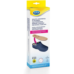 Scholl Clog Evo Memory Cushion Soletta Antistatica Di Ricambio Taglia 35-36