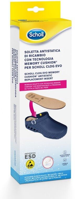 Scholl Clog Evo Soletta A-Static 37/38