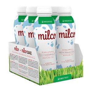 Piam Farmaceutici Spa Milco 1 Bevanda Aproteica 6 Bottiglie da 200 ml - Ideale per diete a basso tenore proteico