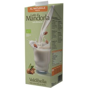 Biotobio Srl Valdibella Bevanda a Base di Mandorla 1 Litro - Bevanda Vegetale Senza Lattosio