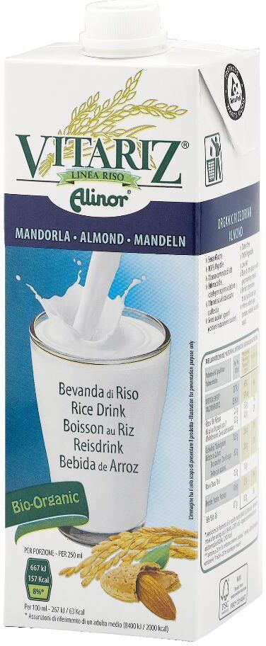 Biotobio FIOR DI LOTO Riso Vitariz Mandorle 1000ml