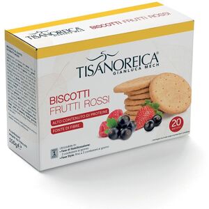 Gianluca Mech Spa Tisanoreica Biscotti Frutti Rossi 20 Pezzi - Biscotti Proteici con Fibre