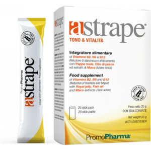 Promopharma Spa Astrape - Integratore Naturale Energizzante, 20 Stick Pack da 1g