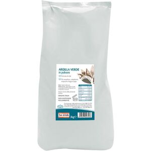 Biotobio Srl Argilla Verde in Polvere Essicata al Sole 3 Kg