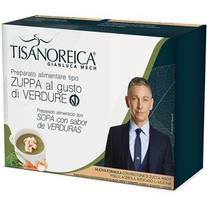 gianluca mech spa tisanoreica zuppa verdure vegan 4x34g - zuppa al gusto di verdure