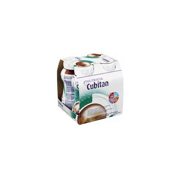 danone nutricia spa soc.ben. cubitan cioccolato 4x200ml - supplemento nutrizionale orale per pazienti con piaghe da decubito