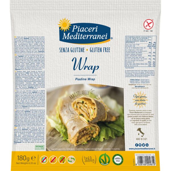 eurospital spa piaceri medit piadina wrap180g