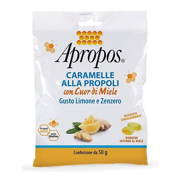 desa pharma caramelle dure limone e zenzero cuor di miele 50g - apropos caramelle alla propoli