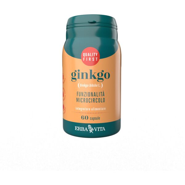 erba vita - ginkgo integratore memoria 60 capsule