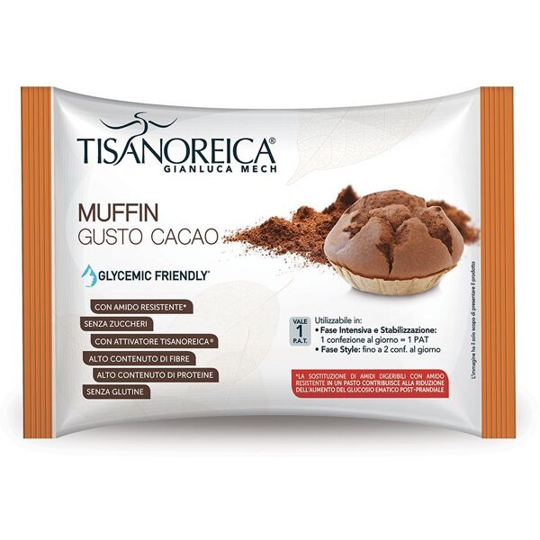 gianluca mech spa tisanoreica style muffin cacao 40g - muffin al gusto cacao glicemic friendly