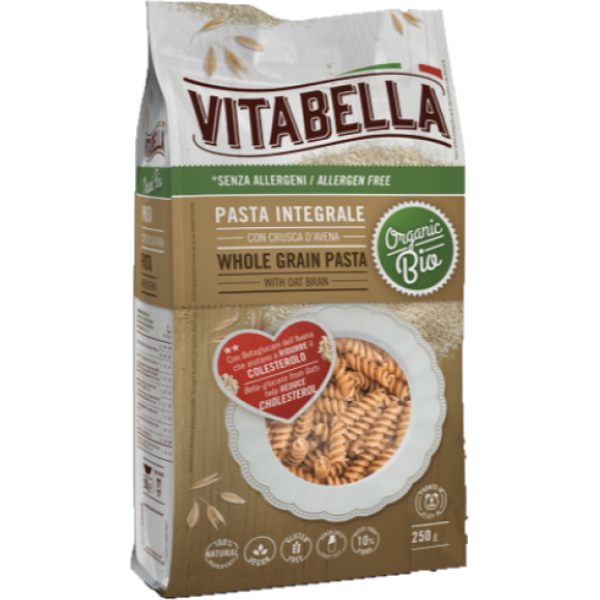 molino nicoli srl vitabella pasta integrale con crusca d'avena 250g