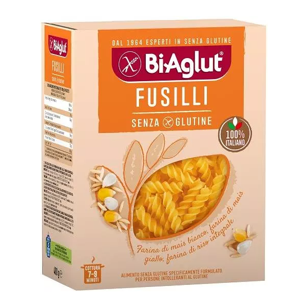 biaglut (heinz italia spa) biaglut pasta fusilli 400g