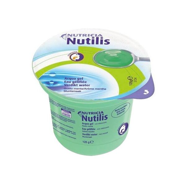 danone nutricia spa soc.ben. nutilis aqua gusto menta nutricia 12x125g - bevanda gelatinosa per disfagia