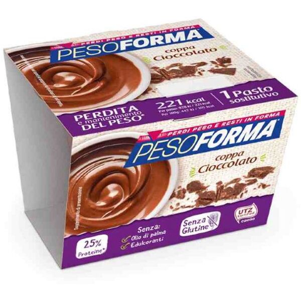 nutrition & sante' italia spa pesoforma - coppa cioccolato 210g