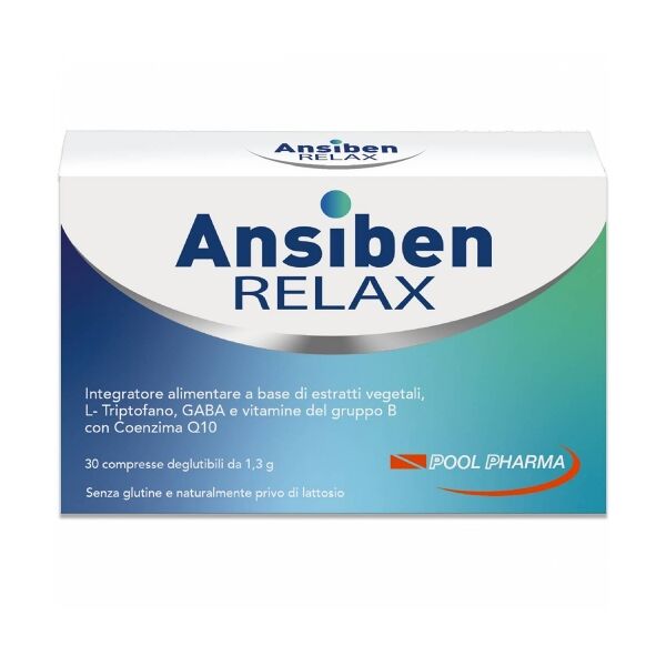 pool pharma srl ansiben relax  30 compresse