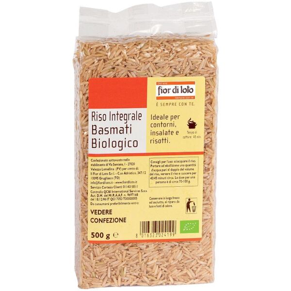 biotobio srl fior di loto riso integrale basmati 500g