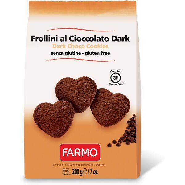 farmo spa farmo frollini cioccolato dark s/g 200g