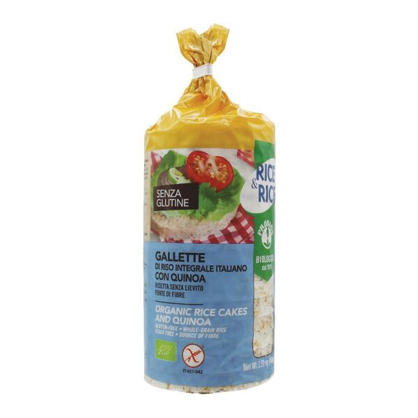 probios spa societa' benefit rice & rice gallette riso con quinoa 100g